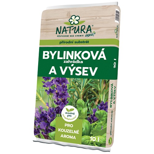 Natura substrát bylinky 10L
