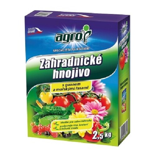 Záhradnícke hnojivo 2.5kg Agro CS