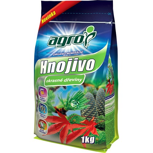 Organicko-minerálne hnojivo na okrasné dreviny 1kg Agro CS
