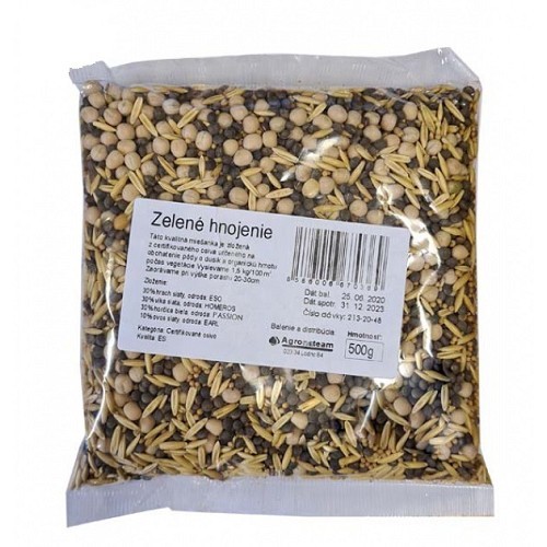 Zelené hnojenie zmes 500g (4-zložkové) /30
